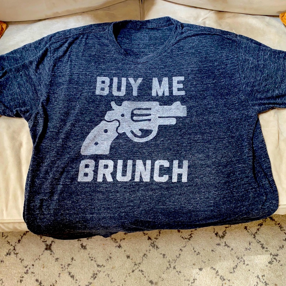 Buy me brunch t shirt XXL